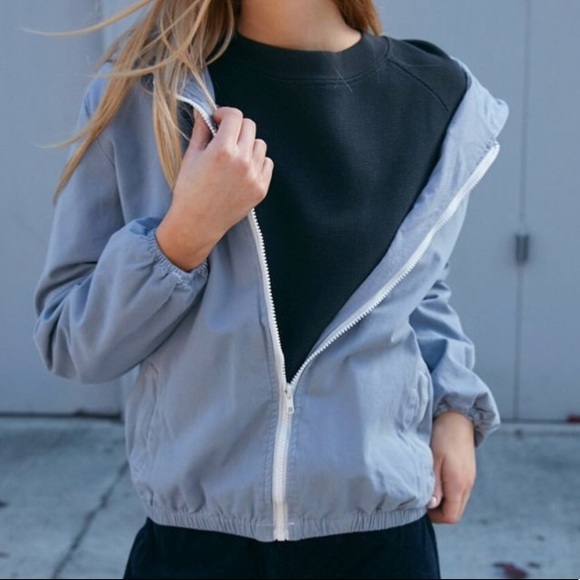 Brandy Melville Jackets & Blazers - Brandy Melville | Blue Krissy Jacket